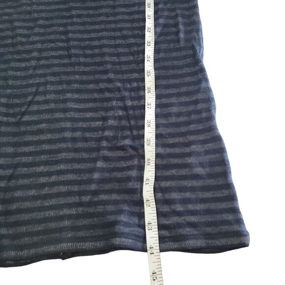 Rag & bone maxi body con Navy & Black Striped Maxi Dress Size Small tee shirt - Picture 5 of 6